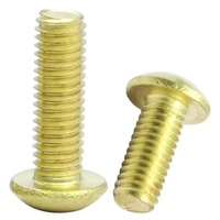 Vis métriques M1.6 DIN en laiton, cuivre, alliage de bronze H59 H62, à tête cylindrique hexagonale, à six pans creux