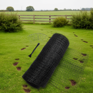 Filet de protection pour cerfs en plastique haute résistance 7 pieds x 100 pieds pour jardins, terres agricoles et cours - Product Image 2