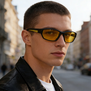 Lunettes de soleil de sport P515, monture noire en PC, verres polarisés TAC, protection UV400 pour le cyclisme et les activités de plein air - Product Image 5