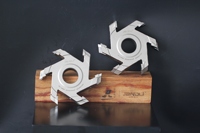 JANDLI JDL-A6004 Fraise à pré-fraisage et à refinition des bords, corps en acier allié revêtu indexable + plaquettes diamantées PCD |   Coupes de bois OEM/ODM