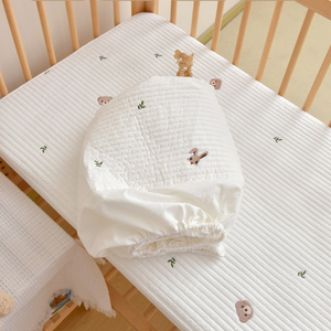 All'ingrosso culla per <span class=keywords><strong>bambini</strong></span> in cotone Super morbido copriletto per <span class=keywords><strong>bambini</strong></span> con <span class=keywords><strong>lenzuola</strong></span> per culla - Product Image 5