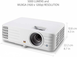Projecteur WUXGA PG701WU 3500 Lumens avec correction de trapèze verticale, double entrée 3D Ready et faible latence d'entrée pour la maison et le bureau - Product Image 3