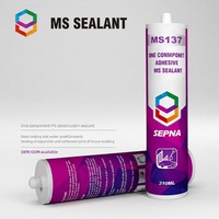 SEPNA 600ML Scellant MS Monocomposant pour Emballage de Saucisses, pour Coller Panneaux en Aluminium, Bateaux, Véhicules - Écologique et Rapide
