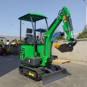 Máy xúc đào bánh xích động cơ Diesel thủy lực nhỏ gọn 1,2 tấn, đạt tiêu chuẩn CE EPA Euro 5, vận chuyển miễn phí, dùng được cho nông trại và mọi địa hình - Product Image 1