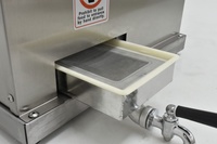 Extracteur de jus de canne à sucre manuel en acier inoxydable, portable, sans électricité, pour les stands de rue, petit modèle