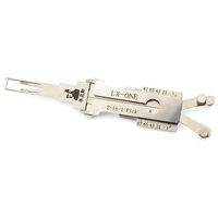 Outil de crochetage LISHI 2-en-1 modèle LX ONE, décodeur de serrures, fournitures essentielles pour la réparation des serrures de portières et d'allumage de voitures