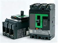 Disjoncteur AC 3P4P 400V 125A 160A Protection contre les surcharges et les courts-circuits NSX630 125A 250A 400A 630A 800A 1600A LV429634 NSX100N