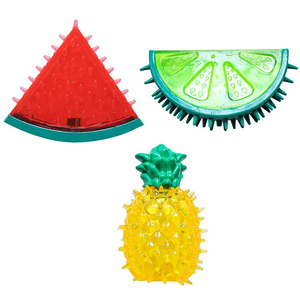 Jouet à mâcher rafraîchissant pour animaux de compagnie, Fruit d'été, citron, ananas, pastèque, Design Durable, jouet à mâcher pour chiens - Product Image 2