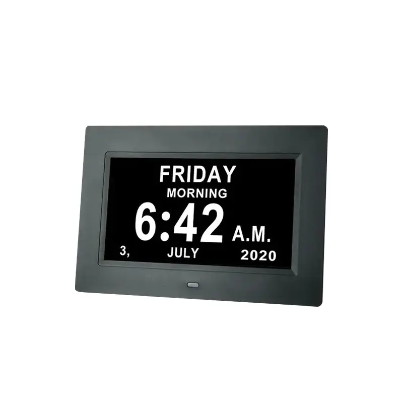 7 8 10 inch dementia calendar clock memory loss dutch large display digital calendar wall clock