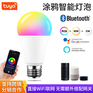 Ampoule LED Intelligente A19 E26 RGB Dimmable à Changement de Couleur, Contrôle Vocal, Éclairage Domestique Blanc Chaud et Froid - Product Image 5