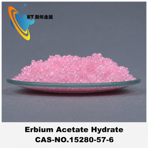 Acétate d'erbium hydraté Er(C2H3O2)3·4H2O 99,9 % haute pureté pour complexes proche infrarouge et matériaux hybrides sol-gel - Product Image 2