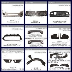 Cubierta inferior LuckinAuto para Jeep <span class=keywords><strong>Compass</strong></span> <span class=keywords><strong>Trailhawk</strong></span> cubierta de parachoques inferior 2017 <span class=keywords><strong>2018</strong></span> 2019 2020 2021 OEM 68351544AA - Product Image 3