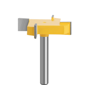 Fraise à quatre cannelures de type T, queue de 1/4 po, pour le fraisage du bois, le rainurage et le dégrossissage, tête de fraise pour machine de gravure - Product Image 4