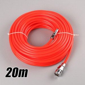 Tuyau d'air pneumatique de 20 m, diamètre extérieur de 9,5 mm, connexion rapide pour utilisation avec compresseur d'air - Product Image 1
