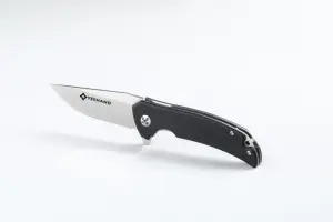 Nuevo diseño D2 cuchillos de acero negro G10 mango cuchillo de bolsillo personalizado EDC cuchillo