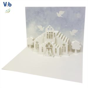 Collection mensuelle de cartes de remerciement personnalisées, faites à la main, avec design de gâteau pop-up, en carton couché, découpées au laser par des designers professionnels - Product Image 3