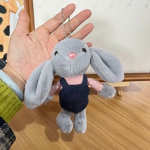 Đồ chơi dễ thương Dài Tai Thỏ Keychain khuyến mãi Thú nhồi bông đồ chơi sang trọng túi quyến rũ Mặt dây chuyền búp bê bán buôn Bunny sang trọng móc khóa - Product Image 2