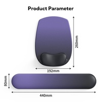 Support de poignet ergonomique en silicone pour clavier et souris avec logo personnalisé, tapis de souris et repose-poignets pour clavier et souris