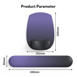 Custom Logo Color Keyboard Wrist Support Mousepads Ergonomic Silicone <b>Mouse</b> Pad Wrist Rest Set for Keyboard and <b>Mouse</b> - Product Image 3