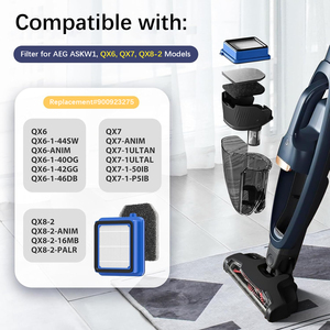 Filtro HEPA para aspiradora <span class=keywords><strong>AEG</strong></span> QX6/QX7/FX9, reemplazo de alta succión para el hogar y personas alérgicas - Product Image 4