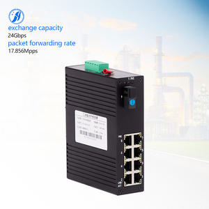 Gigabit תעשייתי כיתה חד-מצב חד-פעמי רשת Fibre מתג תפוקה גבוהה 4k <span class=keywords><strong>10</strong></span>/100/1000m 1 אופטי 8 מ '100 שולחן עבודה - Product Image 1