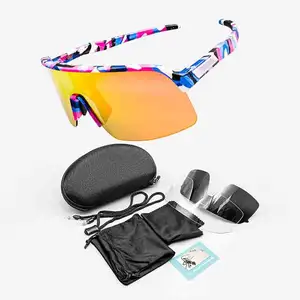 2023 Hot Selling Radsport Sonnenbrille hochwertige echte Film Outdoor-Qualität Lauf brille Sport Sonnenbrille