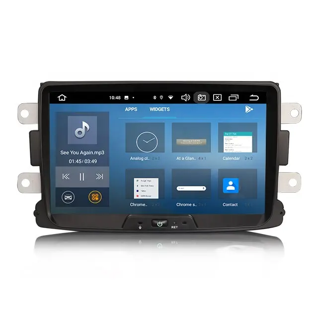 En iyi 8 inç android ES8529D araba stereo DVD OYNATICI Renault Dacia Duster Logan Sandero için Dokker