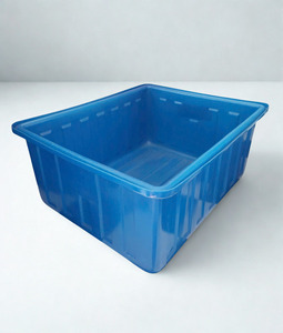 Tanque rectangular de plástico resistente a la corrosión para baño de galvanoplastia, contenedor industrial de PP para la industria metalúrgica, trato internacional. - Product Image 1