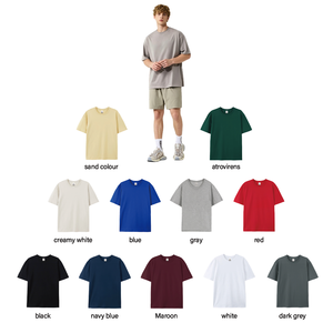 Stock USA, T-Shirt Unisex di Alta Qualità 100% <span class=keywords><strong>Cotone</strong></span> 230g, <span class=keywords><strong>Prezzo</strong></span> di Fabbrica, Stampa Logo Personalizzata, Maglietta Semplice per Uomo e Donna - Product Image 4