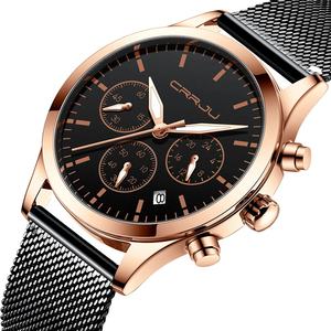 New Hot Luxury Stylish Stainless Steel <b>Men's</b> <b>Watches</b> Casual Versatile Luminous Hands Sport <b>Waterproof</b> Calendar Quartz <b>Watch</b> - Product Image 1