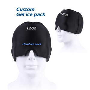 Gel de hielo para terapia de frío, Gel de cabeza reutilizable, dolor de cabeza de hielo, terapia de frío, tapa para aliviar la migraña, Gel de hielo, paquete estirable caliente, máscara para ojos - Product Image 1
