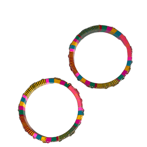 Jaipur Handmade Lac Bangle with Vibrant Colors and Luxurious Rhinestone Studding Traditional Rajasthani Ethnic Jewelry for Women - Product Image 6