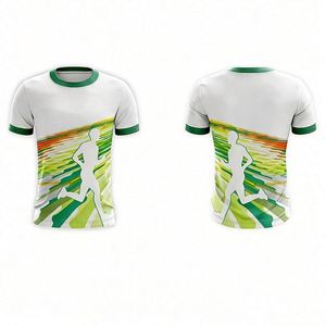 New Design Custom 100% Polyester Men's Best Selling Shirts Blanks Short Sleeve Wholesale Sublimation Print Breathable Dry <b>Tshirt</b> - Product Image 3