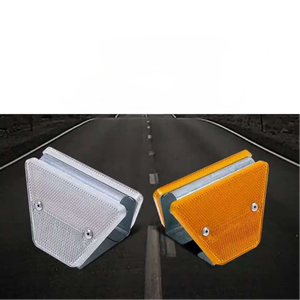 Delineateur routier en PVC et aluminium, réflecteur prismatique haute intensité, facilement assemblable, marqueurs routiers, garde-corps d'autoroute - Product Image 3