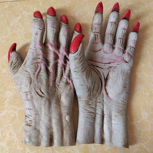 Gants d'Halloween Premium Démon Mains Sorcière Diable <span class=keywords><strong>Loup</strong></span> Griffes Film <span class=keywords><strong>Jeu</strong></span> Cosplay Horreur Costume Gants Déguisement Accessoires De Fête - Product Image 2