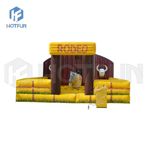 Ngoài trời Crazy Bull đi xe máy trò chơi cơ khí Rodeo Bull cưỡi Máy Inflatable cơ khí Bull đi xe - Product Image 3