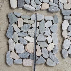 <span class=keywords><strong>Mosaico</strong></span> de Piedras Naturales de Río con Reverso de <span class=keywords><strong>Malla</strong></span> - Product Image 3