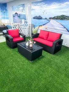 Canapés <span class=keywords><strong>de</strong></span> <span class=keywords><strong>jardin</strong></span> modernes d'extérieur Chaises longues et chaises en rotin élégants Ensembles <span class=keywords><strong>de</strong></span> chaises en osier Meubles confortables pour votre espace extérieur - Product Image 3