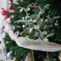Sapin de Noël artificiel givré en épicéa, le plus vendu, petit format avec base, écologique, pour décoration de vase, maison, table, mariage, Noël