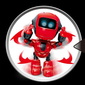ロボット音楽と軽いプラスチック製の教育玩具を踊る3〜6歳の子供向けの<span class=keywords><strong>2</strong></span>.4Gリモコン玩具。ロボット - Product Image 4