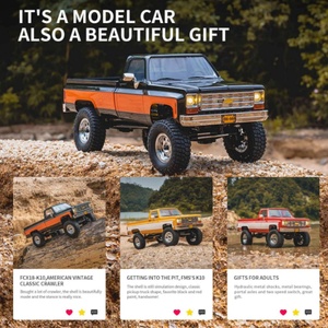 Voiture télécommandée RC 1:18 Fcx18 K10, modèle de pick-up classique rétro à quatre roues motrices, simulation de voiture tout-terrain, prête à l'emploi, portée 300m - Product Image 6