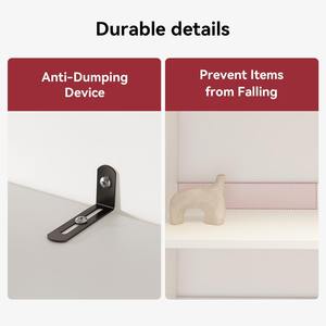 Étagère à livres en bois autoportante à 6 niveaux, blanche personnalisée, en forme <span class=keywords><strong>de</strong></span> L, avec <span class=keywords><strong>garde</strong></span>-corps pour la maison - Product Image 3