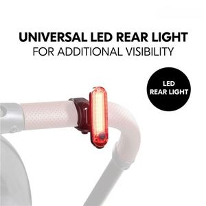 Reusable <b>USB</b> <b>Rechargeable</b> Bike Tail <b>Light</b> Custom Logo 4 Modes COB LED High Brightness Promotional Gift Elastic Strap Mount - Product Image 2