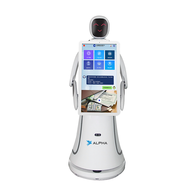New Big Screen Intelligent AI Reception Welcome Humanoid Service Robot Business Smart Robot