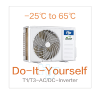 Climatiseur mural split chaud/froid HJI avec compresseur GMCC de renommée, 1.5HP 12000btu 220V -240V 50-60HZ R32