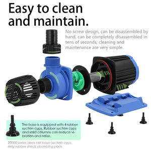 Instelbare Frequentie Variatie Vis Vijver Waterpomp Dompelpomp Watercirculatiepomp Dc Dompelbare Waterpomp Aquarium - Product Image 5