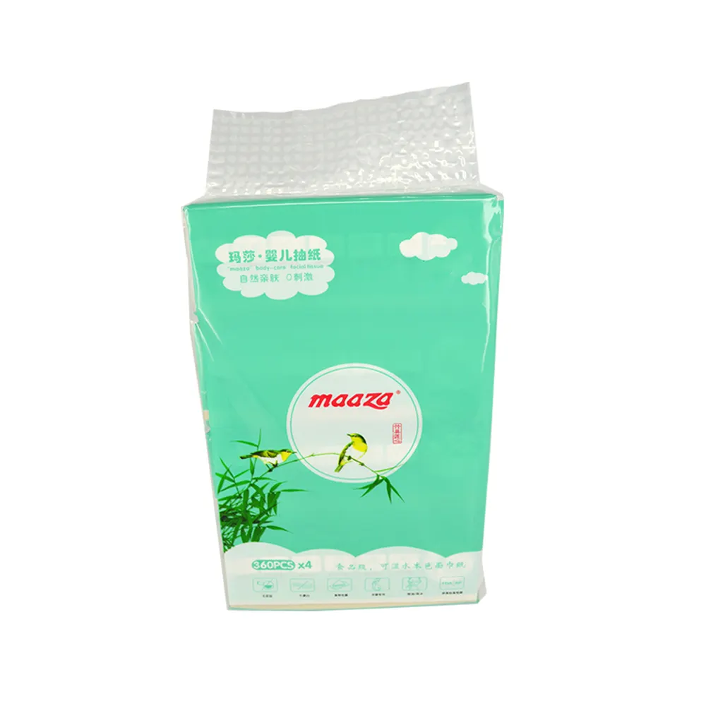 Soft Pack Bamboo pulp Facial Tissue