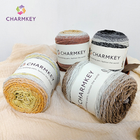 Fil de Soie Argenté Brillant en Gros, Fil de Coton Creux, Fil à Gâteau au Crochet pour Tricot Manuel