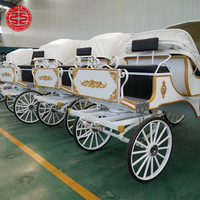 Carrosse Royal Électrique Personnalisé pour Mariage, Calèche Hippomobile de Tourisme à Vendre