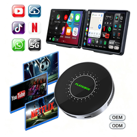 PlayAiBox con Sistema Android 15, CarPlay Inalámbrico, 4GB+64GB, GPS Integrado para YouTube y Netflix, para Autos con CarPlay Cableado de Fábrica